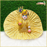 Coton Plain Lemon Laddu Gopal Poshak